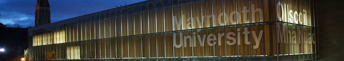 Image of Maynooth University Library at Night